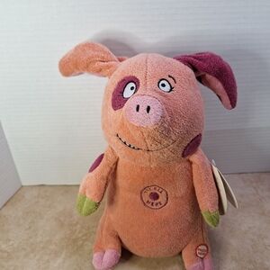 Hallmark Totally Ticklish Pig Sound And Motion Plush Pink Pig 10"